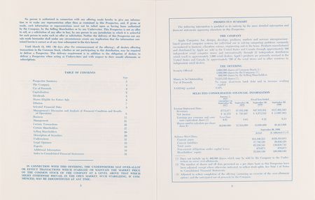 Lot #6238 Apple Computer, Inc. Original IPO Prospectus (December 12, 1980) with Original Preliminary Prospectus - Image 3