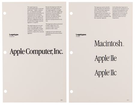 Lot #6161 Apple Computer 'Corporate Identity Guidelines' Manual (1985) - Image 5