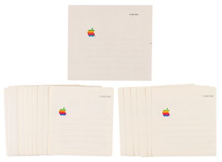Lot #6010 Steve Jobs and John Sculley 'Print Sample' Apple Business Cards and Apple Corporate Identity Guideline Manual (1985) - From the Collection of Clement Mok - Image 6