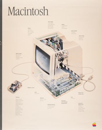 Lot #6226 Apple 1984 Macintosh Computer X-Ray
