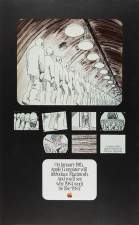 Lot #6150 Apple Chiat/Day Storyboard Photostat