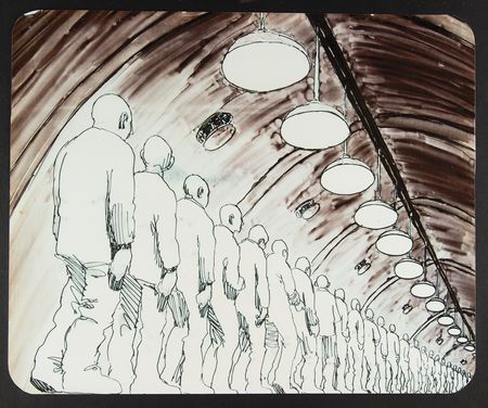 Lot #6150 Apple Chiat/Day Storyboard Photostat Display for the ?1984? Macintosh Television Commercial - From the Collection of Clement Mok - Image 2