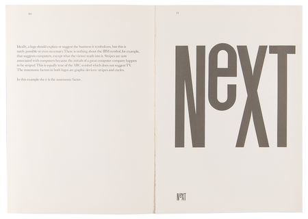 Lot #6168 NeXT Logo Presentation Booklet - From the Collection of Clement Mok - Image 4