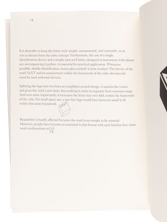 Lot #6168 NeXT Logo Presentation Booklet - From the Collection of Clement Mok - Image 5