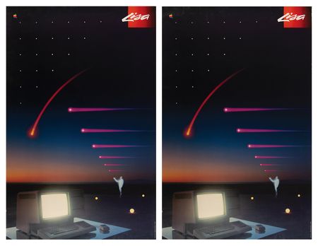 Lot #6233 Apple Lisa Computer (2) Launch Posters -