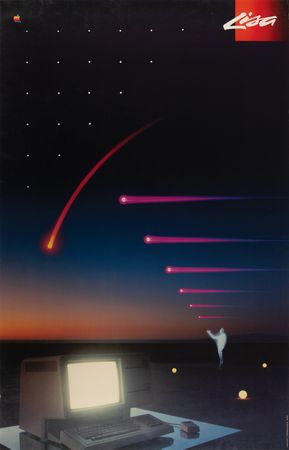 Lot #6233 Apple Lisa Computer (2) Launch Posters - From the Collection of Clement Mok - Image 3