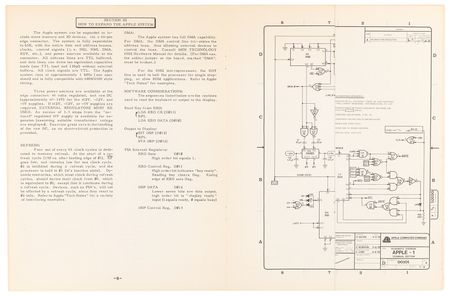 Lot #6027 Apple-1 Computer Operation Manual - From the Collection of Clement Mok - Image 6