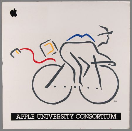 Lot #6190 Apple Education 'Wheels for the Mind' Program Poster and Ephemera - From the Collection of Clement Mok - Image 3