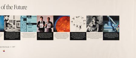 Lot #6228 AppleWorld Conference 1987 'A History of the Future' Poster - From the Collection of Clement Mok - Image 3