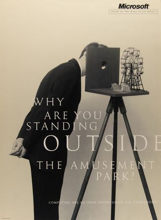 Lot #6234 Microsoft Windows 95 (4) Launch Posters - From the Collection of Clement Mok - Image 3