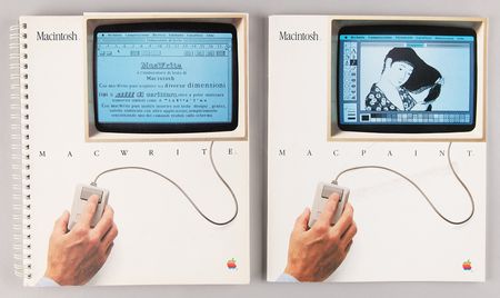 Lot #6192 Apple Macintosh MacPaint and MacWrite Boxes, Manuals, and Color Proof Poster - From the Collection of Clement Mok - Image 4