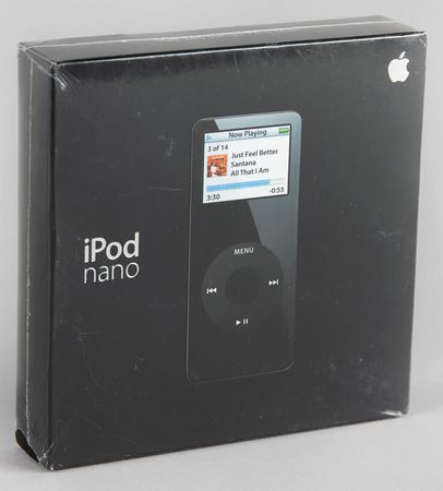 Lot #6146 Apple iPod Nano (First Generation, Sealed - 1GB, Black) - Image 1