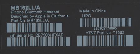 Lot #6112 Apple iPhone Bluetooth Headset (First Generation, Sealed) - Image 4