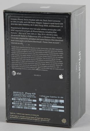 Lot #6128 Apple iPhone - Rare 4GB Model (First Generation, Sealed) - Image 3