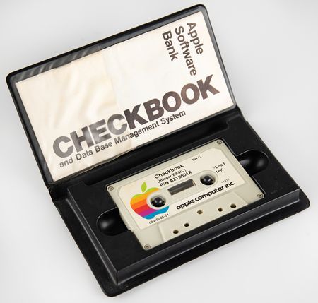 Lot #6029 Apple Checkbook (Integer BASIC) Software Cassette Tape - Image 1