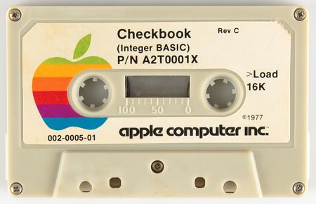 Lot #6029 Apple Checkbook (Integer BASIC) Software Cassette Tape - Image 2