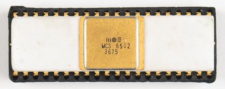 Lot #6028 MOS Technology Ceramic 6502 Chip - Image 2