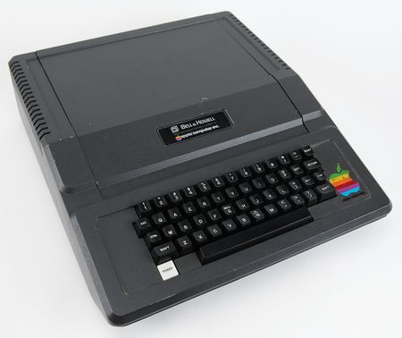 Lot #6037 Apple II Plus Computer: Scarce Bell & Howell 'Darth Vader' or 'Black Apple' Variant - Image 1
