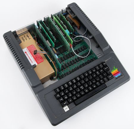 Lot #6037 Apple II Plus Computer: Scarce Bell & Howell 'Darth Vader' or 'Black Apple' Variant - Image 5