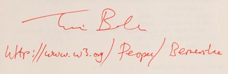 Lot #6284 Tim Berners-Lee Signed Book - Weaving the Web - Image 2