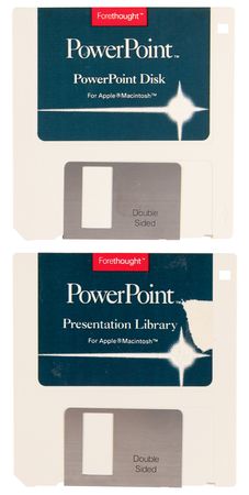 Lot #6278 PowerPoint 1.0 for Apple Macintosh (2) Floppy Disks - Image 1