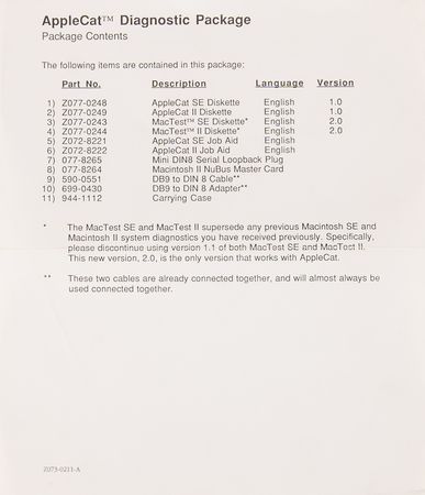 Lot #6075 AppleCAT Diagnostic Package - Image 4