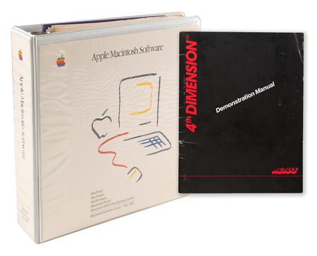 Lot #6162 Apple ACIUS 4th Dimension Developer Preproduction Binder and Demonstration Manual - Image 1