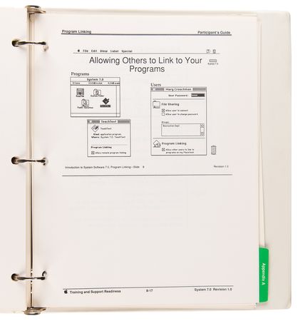 Lot #6164 Apple 150 Macintosh System Software v 7.0 Product Training Participant's Guide - Image 5
