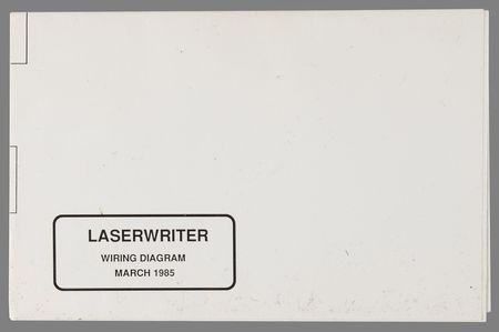 Lot #6243 Apple Original LaserWriter Schematic - Image 2