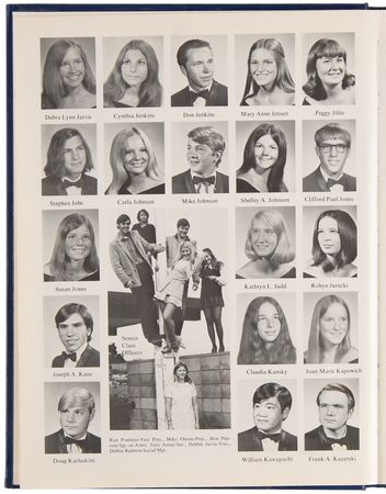 Lot #6005 Steve Jobs and Steve Wozniak 1972 and 1968 High School Yearbooks - Image 3