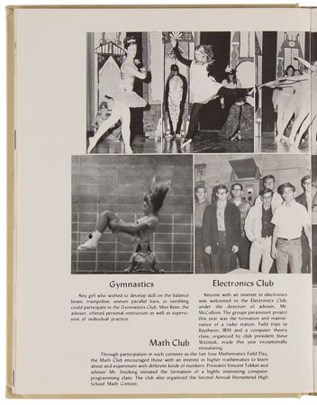 Lot #6005 Steve Jobs and Steve Wozniak 1972 and 1968 High School Yearbooks - Image 7