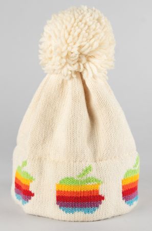 Lot #6272 Apple Computer 'Rainbow Logo' Winter Hat - Image 1