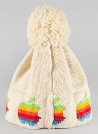 Lot #6272 Apple Computer 'Rainbow Logo' Winter Hat - Image 2