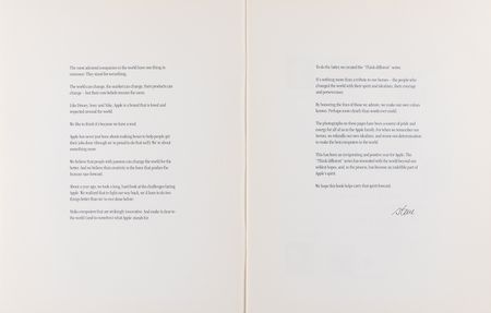 Lot #6169 Apple Computer Limited Edition '1998: The Year of Thinking Different' Booklet - Image 2