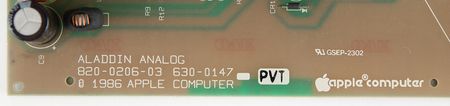 Lot #6073 Apple Macintosh SE Aladdin Analog Board - From the Collection of Dennis Grimm - Image 5