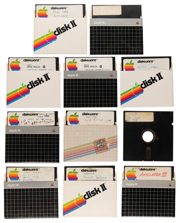 Lot #6069 Apple Computer Collection of (170+) Production and Preproduction Software Floppy Disks - From the Collection of Dennis Grimm - Image 3