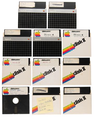 Lot #6069 Apple Computer Collection of (170+) Production and Preproduction Software Floppy Disks - From the Collection of Dennis Grimm - Image 4