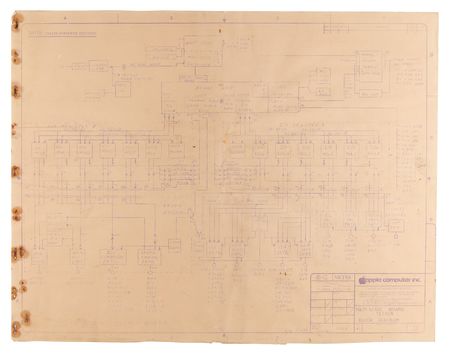 Lot #6051 Apple Computer Collection of (36) Early Schematics - From the Collection of Dennis Grimm - Image 3