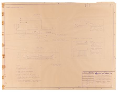 Lot #6051 Apple Computer Collection of (36) Early Schematics - From the Collection of Dennis Grimm - Image 5
