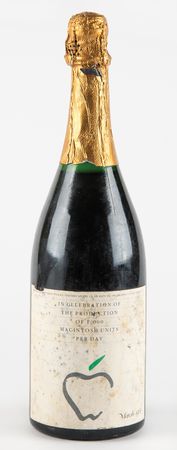 Lot #6171 Apple Macintosh Champagne Bottle - From