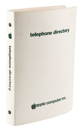 Lot #6214 Apple Computer In-House Telephone Directory (1985) - From the Collection of Dennis Grimm - Image 2