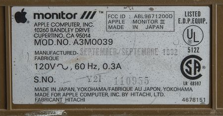Lot #6040 Apple III Computer with Apple III Monitor, (2) ProFile Hard Drives, and Various Software - From the Collection of Dennis Grimm - Image 5