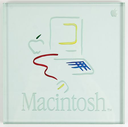 Lot #6180 Apple Macintosh 'Picasso' Dealer Sign with Replacement Glass Panel - Image 2