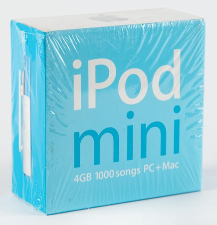 Lot #6143 Apple iPod Mini (2nd Generation, Sealed - Blue, 4GB) - Image 1