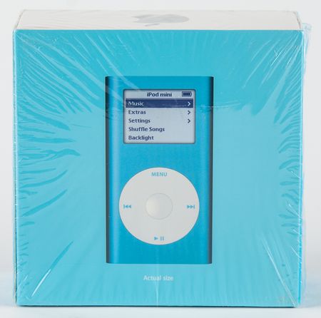 Lot #6143 Apple iPod Mini (2nd Generation, Sealed - Blue, 4GB) - Image 3