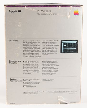 Lot #6041 Apple III VisiCalc and Apple Writer Software Programs - Image 4