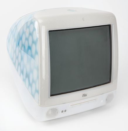 Lot #6101 Apple iMac G3 Computer - Blue Dalmatian - Image 1