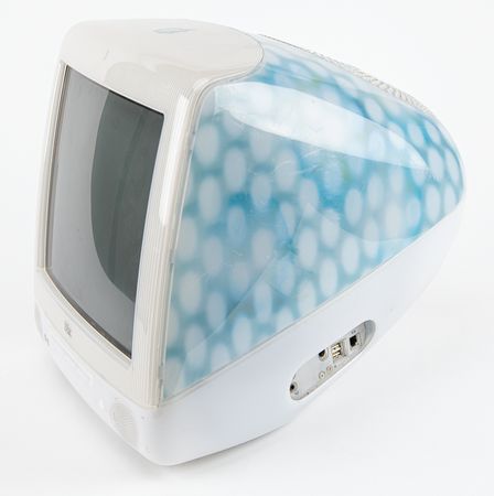 Lot #6101 Apple iMac G3 Computer - Blue Dalmatian - Image 2