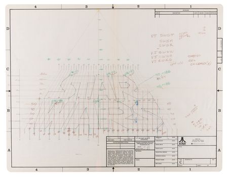 Lot #6307 Atari: Star Wars Series Arcade Game Development Archive - From the Personal Collection of Lead Designer Mike Hally - Image 11