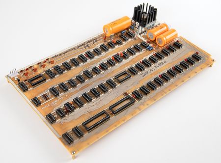 Lot #6121 Apple-1 Prototype Replica Signed by Daniel Kottke and Ron Wayne - Image 1